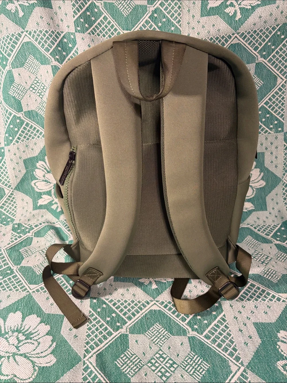 Lucky Brand Olive Backpack with Subtle Logo